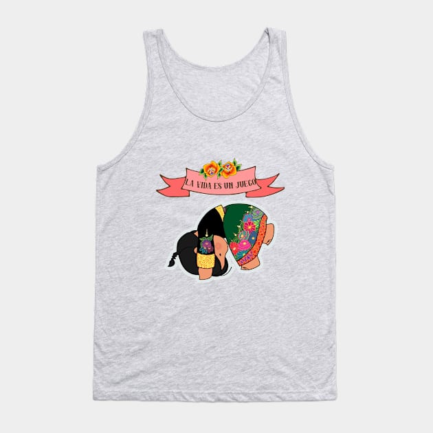 La vida es un juego Tank Top by ElsaDesign